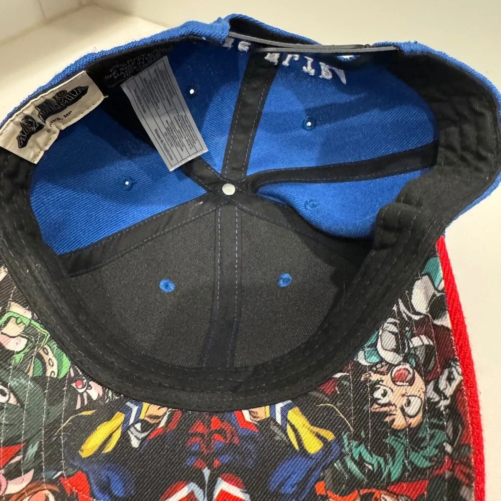 My Hero Academia UA High Snapback Hat Blue Red Plus Ultra Anime Cap RN115665